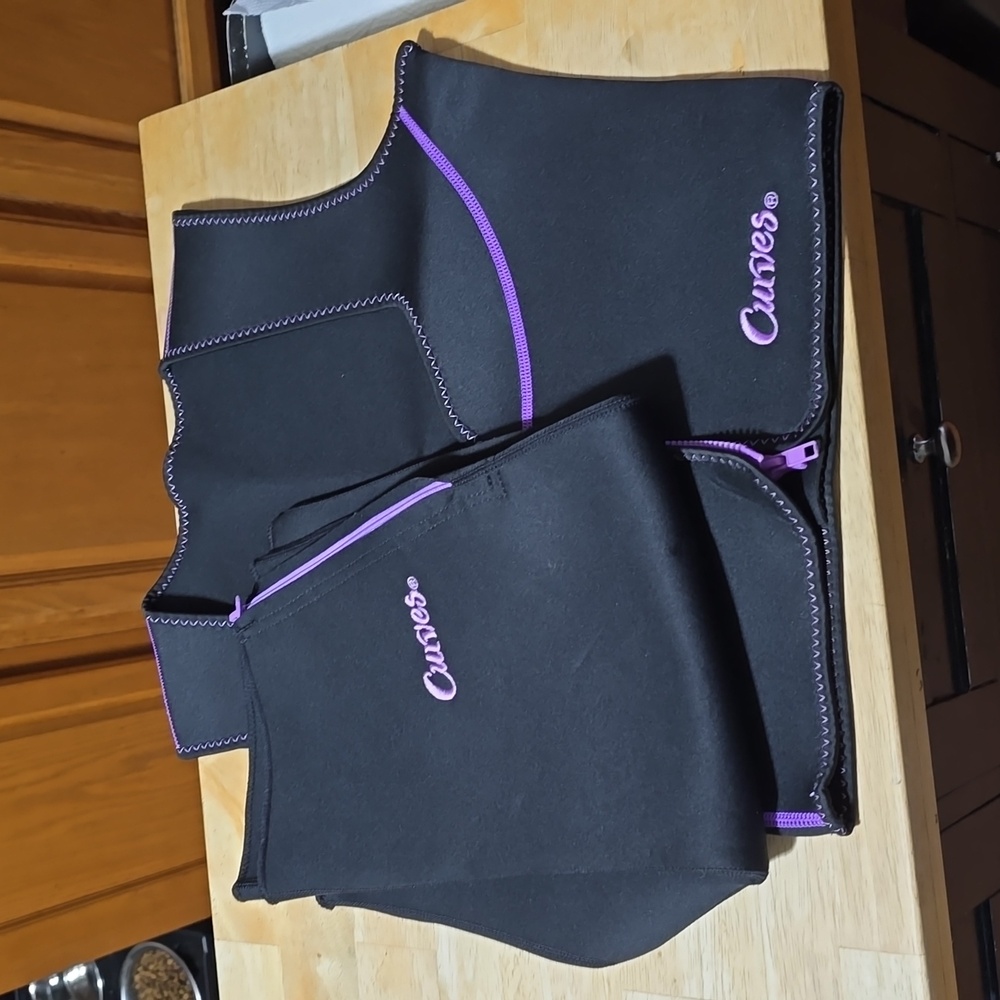 Curves Neoprene Sauna Shorts/Vest.